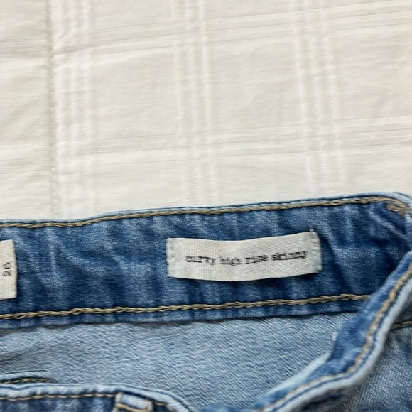 Jessica Simpson curvy high-rise skinny size 28 distressed jeans - Picture 4 of 6